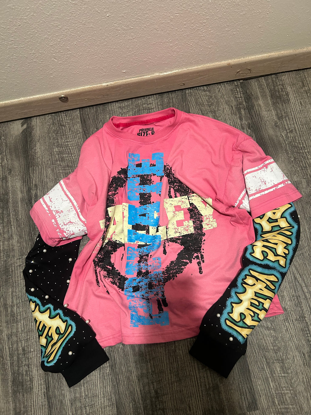 Pink pearl longsleeve
